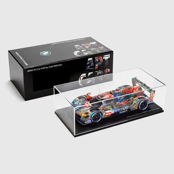 BMW JULIE MEHRETU ART CAR 1:18 doboz és vitrin