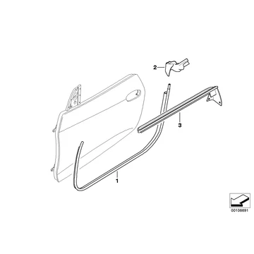 Edge protection, door, front right