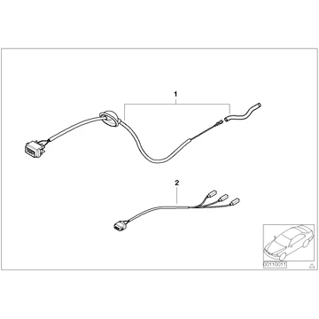Repair cable, independent car heater