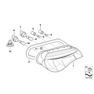 Tail light, right