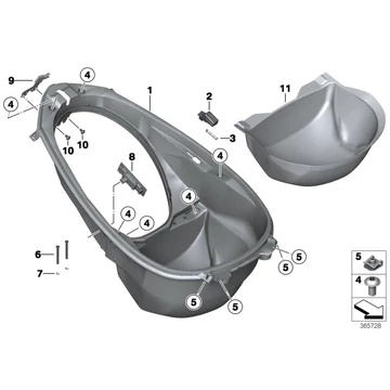 Number-plate light LED
