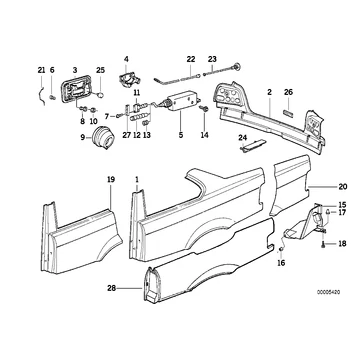 Trim panel, right