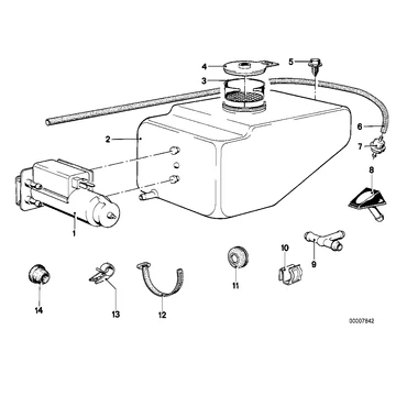 Ablakmosó motor