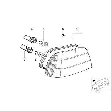 Tail light, right