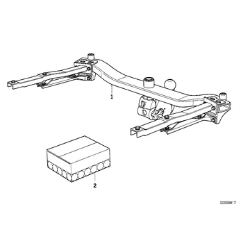 Set of mounting electric parts