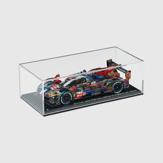 BMW JULIE MEHRETU ART CAR modellautó 1:43 vitrin