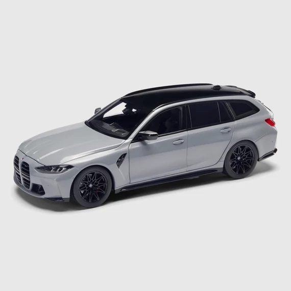 BMW M3 TOURING (G81) modellautó 1:18 szürke (Brooklyn Grey)