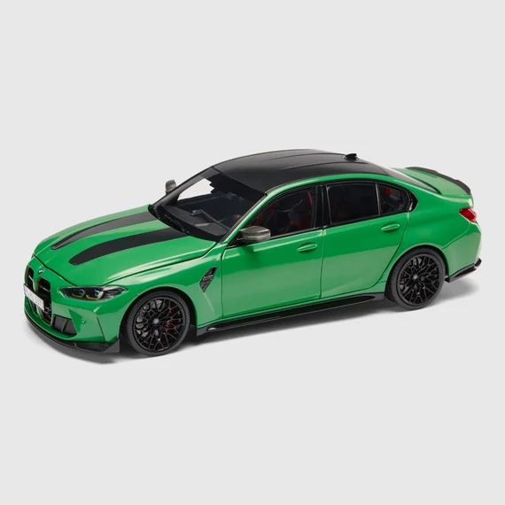 BMW M3 CS modellautó 1:18 zöld (Isle of Man Green)