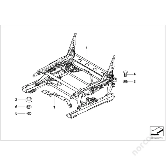 seat mechanism left