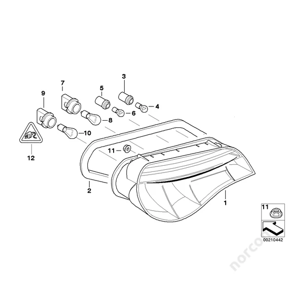 Tail light, right