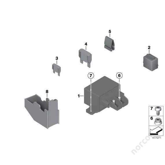 Fuse clip
