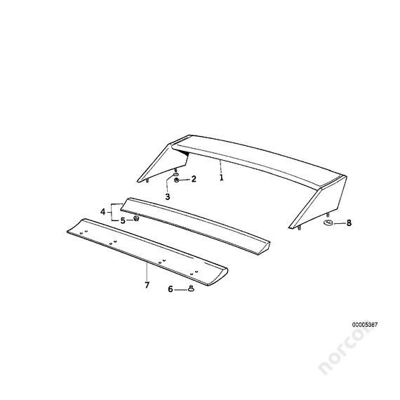 Rear spoiler