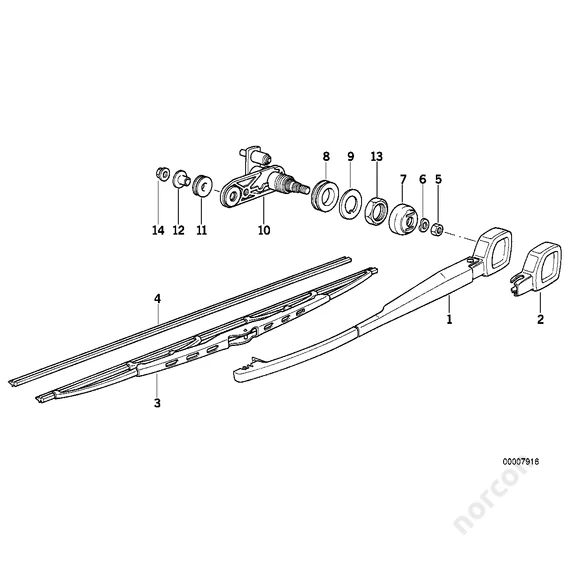Wiper arm