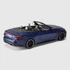 BMW M4 CABRIO (G83) modellautó 1:18 kék (Portimao Blue) oldalnézet