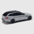 BMW M3 TOURING (G81) modellautó 1:18 szürke (Brooklyn Grey) oldalnézet