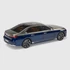BMW i7 modellautó 1:18 kék-szürke (Tanzanite Blue + Oxide Grey) oldalnézet