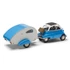 BMW ISETTA modellautó 1:18 kék oldalnézet